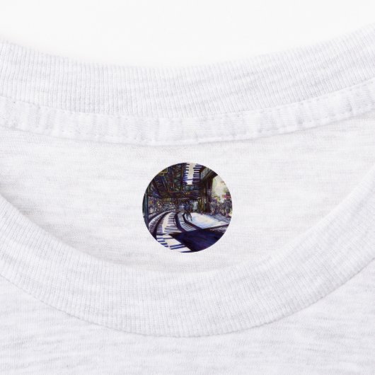 ピアノを叩く ラベル (貼付)