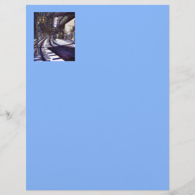 ピアノを叩く レターヘッド (正面)