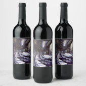 ピアノを叩く ワインラベル (ボトル)