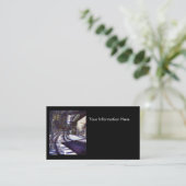 ピアノを叩く 名刺 (スタンド正面)