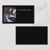 ピアノを叩く 名刺 (正面/裏面)