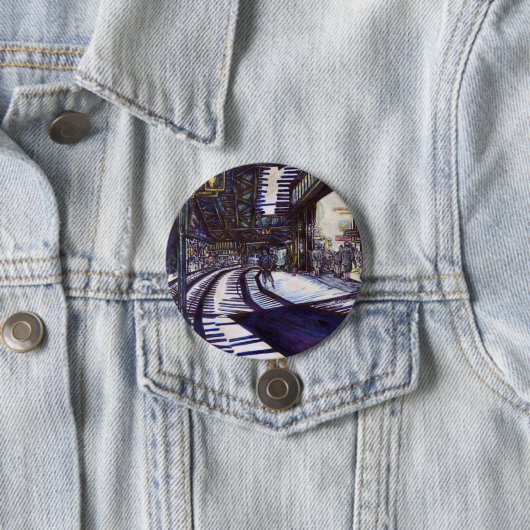 ピアノを叩く 缶バッジ (インサイチュ)