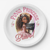 ピアノを愛するギル遊に贈り物 ペーパープレート (正面)