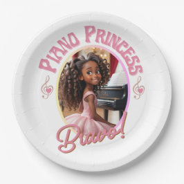 ピアノを愛するギル遊に贈り物 ペーパープレート