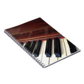 ピアノを特色にするノート ノートブック (右側)