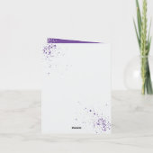 ピアノアート結婚式招待状 招待状 (裏面)