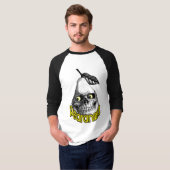 ピアノア/パラノイア，おもしろいデザイン，新しい傾向 Tシャツ (正面フル)