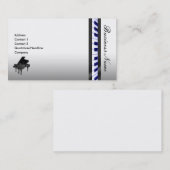 ピアノエレガントな名刺 名刺 (正面/裏面)