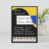 ピアノエレガントリサイタル 招待状 (スタンド正面)