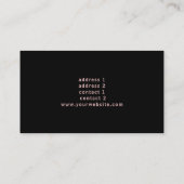 ピアノエレガントレッスンデザイン 名刺 (裏面)