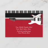 ピアノエレガント&ギター音楽先生 名刺 (裏面)