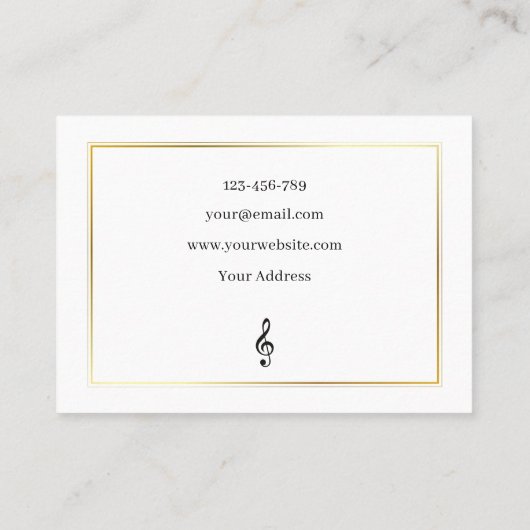 ピアノエレガント 名刺 (裏面)