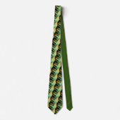 ピアノエレクトリックグリーン ネクタイ (正面)