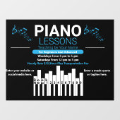 ピアノカスタマイズレッスン音楽先生ヤード ウィンドウサイン (シート)