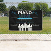 ピアノカスタマイズレッスン音楽先生ヤード 横断幕 (インサイチュ)