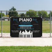 ピアノカスタマイズレッスン音楽先生ヤード 横断幕 (インサイチュ)