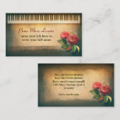 ピアノカスタムな名刺 名刺 (正面/裏面)
