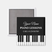 ピアノカスタム先生冷蔵庫用マグネット マグネット (正面/裏面)