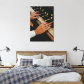 ピアノカッコいいのアートワーク キャンバスプリント (インサイチュ (寝室))
