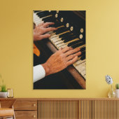ピアノカッコいいのアートワーク キャンバスプリント (インサイチュ (リビング))