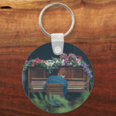 ピアノカッコいいのアートワーク キーホルダー (正面)