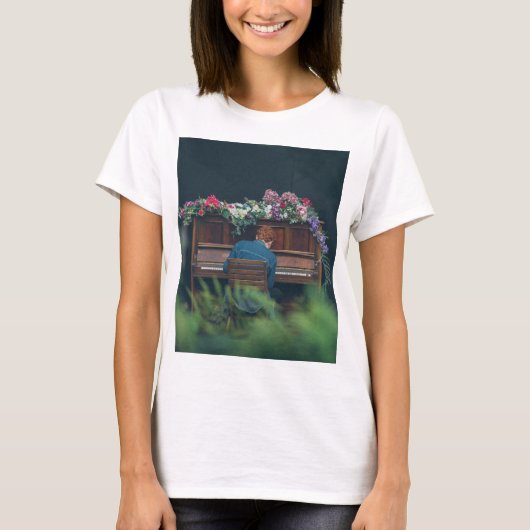ピアノカッコいいのアートワーク Tシャツ (正面)