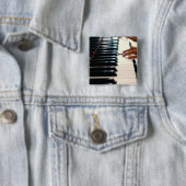 ピアノカッコいいデザイン 缶バッジ (インサイチュ)