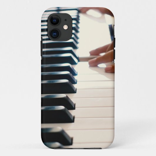ピアノカッコいいデザイン Case-Mate iPhoneケース (裏面)