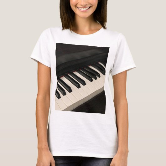 ピアノカッコいいデザイン Tシャツ (正面)