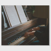 ピアノカッコいい ラッピングペーパー (フラット)