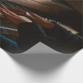 ピアノカッコいい ラッピングペーパー (角)