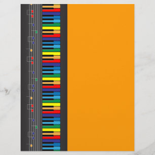 ピアノカラフルキーボード チラシ