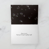 ピアノカードのバブル カード (内部)