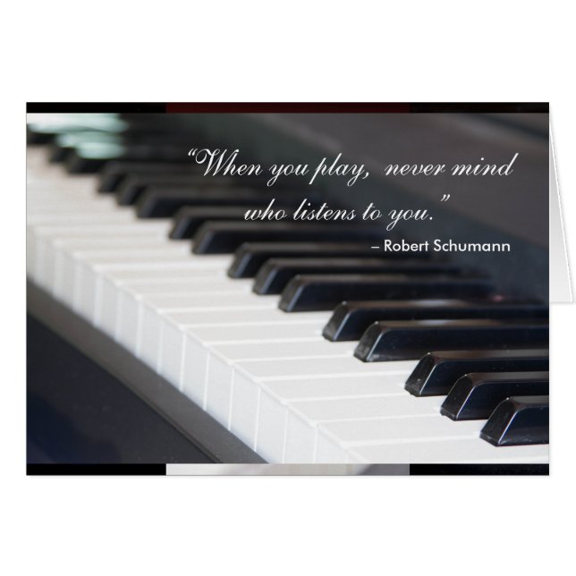 ピアノカードを遊ぶ時 (正面横)