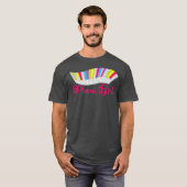 ピアノガールピアノプレーヤーミュージカルピアニストキーボード Tシャツ (正面フル)