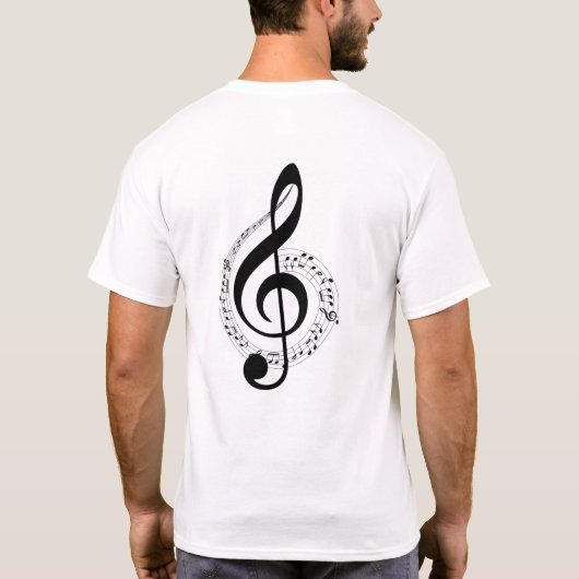 ピアノガール Tシャツ (裏面)