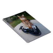 ピアノキャットおもしろいソマリアキャットミュージシャンズ遊ピアノ ノートブック (右側)