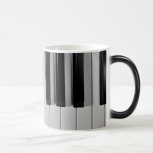 ピアノキーボードのカスタムなコーヒー・マグ モーフィングマグカップ