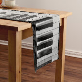 ピアノキーボードのカスタムなテーブルのランナー ショートテーブルランナー (インサイチュ)