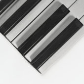 ピアノキーボードのカスタムのフリースブランケット フリースブランケット (角)