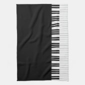 ピアノキーボードのキー キッチンタオル (縦)