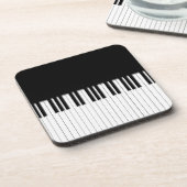 ピアノキーボードのキー コースター (左側)