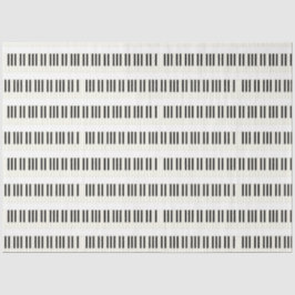 ピアノキーボードのグラフィックの切り離しティッシュペーパー 薄葉紙