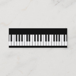 ピアノキーボードのテレホンカード コーリングカード