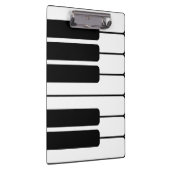 ピアノキーボードの白黒ジャンボノベルティ鍵 クリップボード (右)