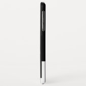 ピアノキーボードの白黒iPhone XSの最高の箱 Case-Mate iPhoneケース (裏面/左)