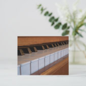 ピアノキーボードはがき ポストカード (スタンド正面)