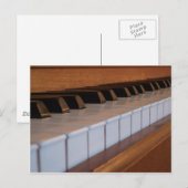 ピアノキーボードはがき ポストカード (正面/裏面)