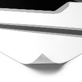 ピアノキーボードアーポップ・アートのトプリント ポスター (角)