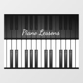 ピアノキーボードデザインウィンドウの固定 ウィンドウサイン (シート)